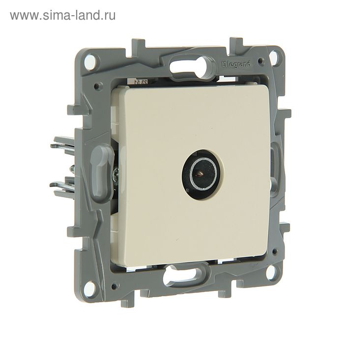 Розетка TV Legrand Etika 672351, одноместная, скрытая, 2дБ, тип "звезда", слоновая кость
Розетка TV Legrand Etika 672351, одноместная, скрытая, 2дБ, тип "звезда", слоновая кость