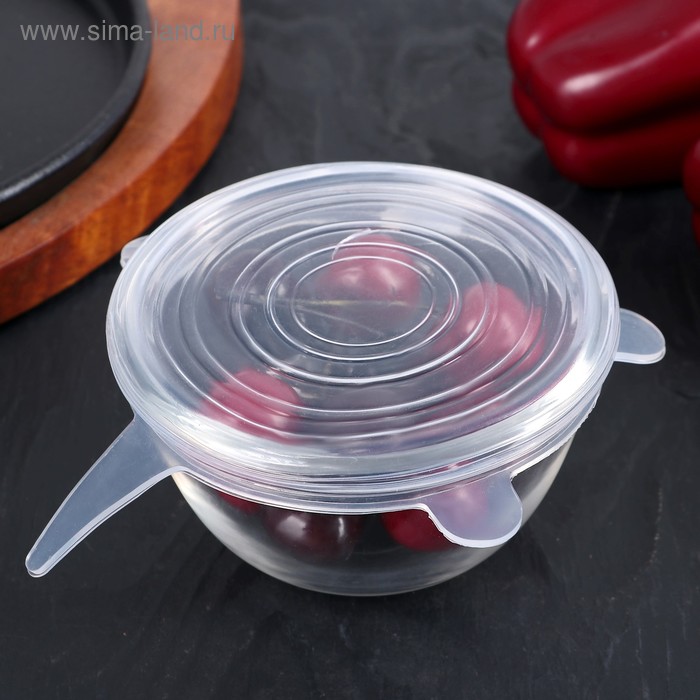 Крышка силиконовая для хранения продуктов «Черепашка», 9 см
Крышка силиконовая для хранения продуктов «Черепашка», 9 см