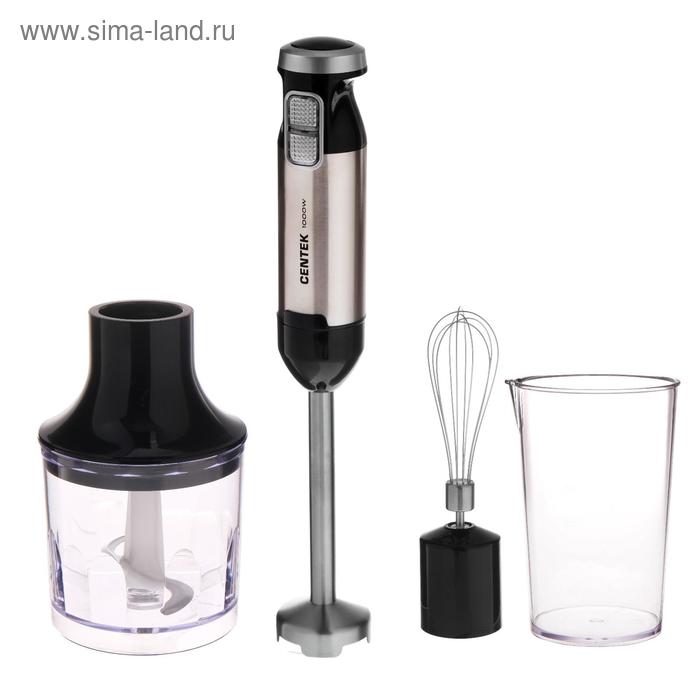 Блендер Centek CT-1337, погружной, 1000 Вт, 0.3/0.6 л, 2 скорости, черный
Блендер Centek CT-1337, погружной, 1000 Вт, 0.3/0.6 л, 2 скорости, черный