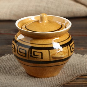 Горшок для запекания "Греческий", с крышкой, роспись, глазурь, 0.5 л
Горшок для запекания "Греческий", с крышкой, роспись, глазурь, 0.5 л