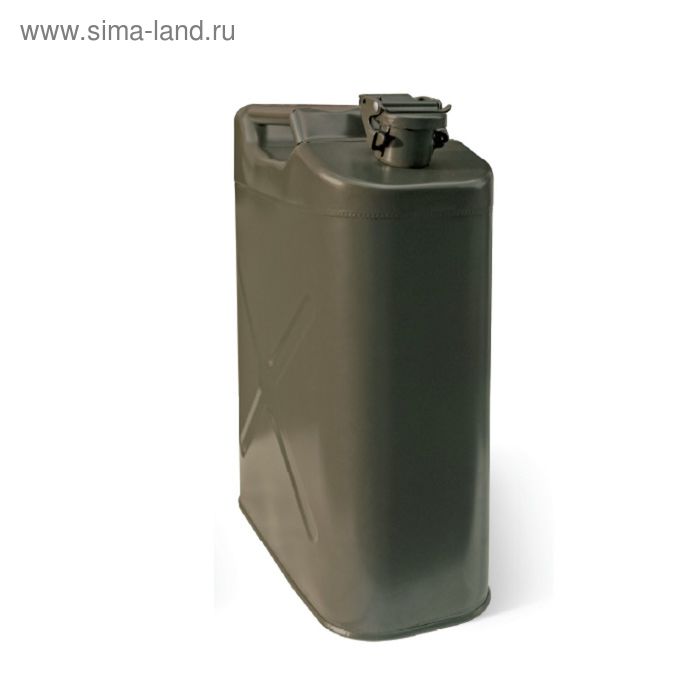 фото Канистра стальная autoprofi kan-200, вертикальная, антикоррозийное покрытие, горловина с зажимом, 20 литров