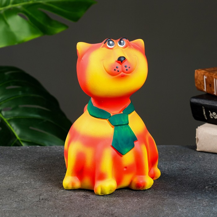 Копилка "Кот Васёк №2" рыжий гипс 213 
Копилка "Кот Васёк №2" рыжий гипс 213