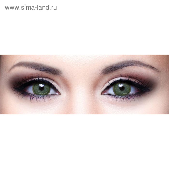 фото Цветные контактные линзы adria 2tone - green, -2.0/8,6, в наборе 2шт interojo