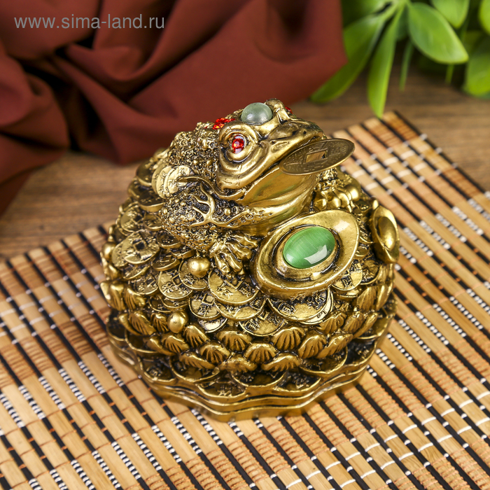 Нэцкэ бронза "Жаба на лотосе" 10 х 10,5 х 11 см М264
Нэцкэ бронза "Жаба на лотосе" 10 х 10,5 х 11 см М264