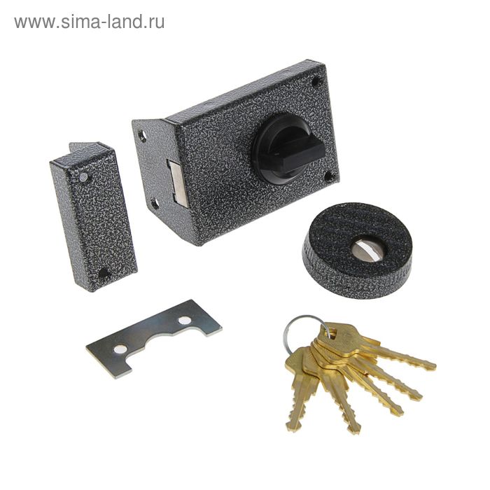 Замок накладной Киров "Сельмаш" ЗН-067-01, полимерное покрытие 
Замок накладной Киров "Сельмаш" ЗН-067-01, полимерное покрытие