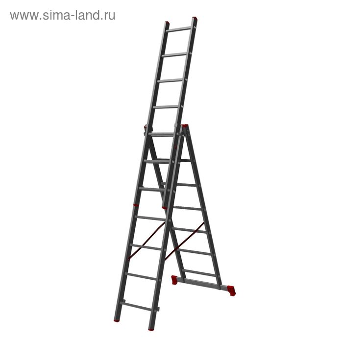 Лестница Halta 2230307, трехсекционная, алюминиевая, 3х7
Лестница Halta 2230307, трехсекционная, алюминиевая, 3х7