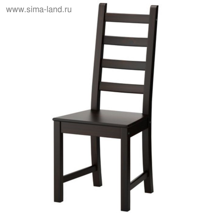 Стул, цвет коричнево-чёрный КАУСТБИ 
Стул, цвет коричнево-чёрный КАУСТБИ