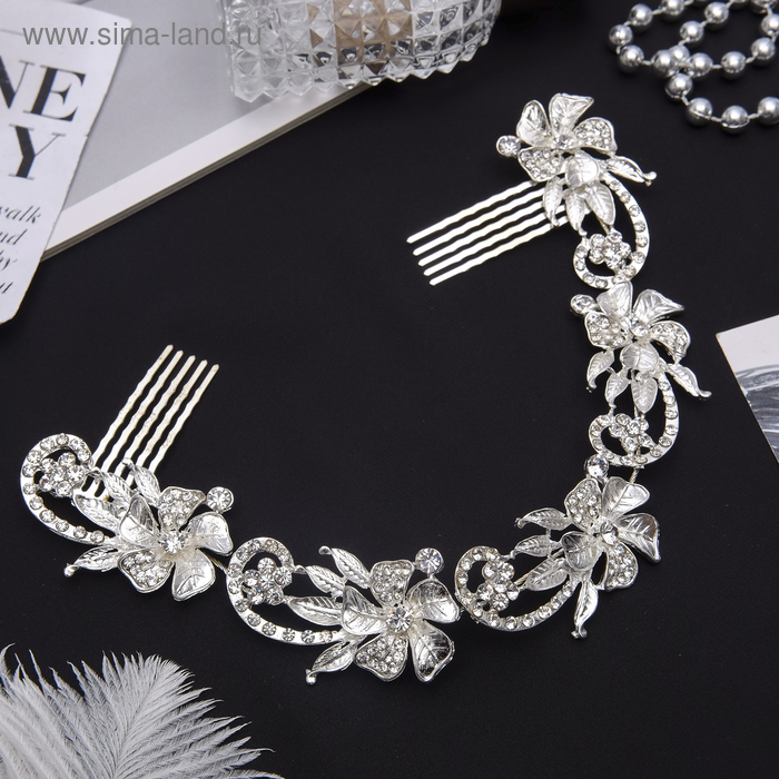 Аксессуар для волос "Воздушные цветы" 29х3 см
Аксессуар для волос "Воздушные цветы" 29х3 см