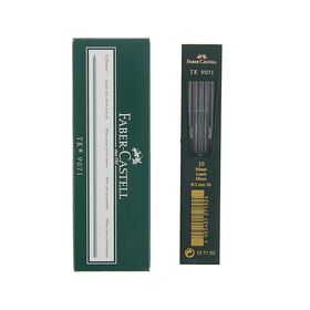 Грифели для цанговых карандашей 2.0 мм Faber-Castell TK® 9071 2B, 10 штук (для 4600,9400,9500)
Грифели для цанговых карандашей 2.0 мм Faber-Castell TK® 9071 2B, 10 штук (для 4600,9400,9500)