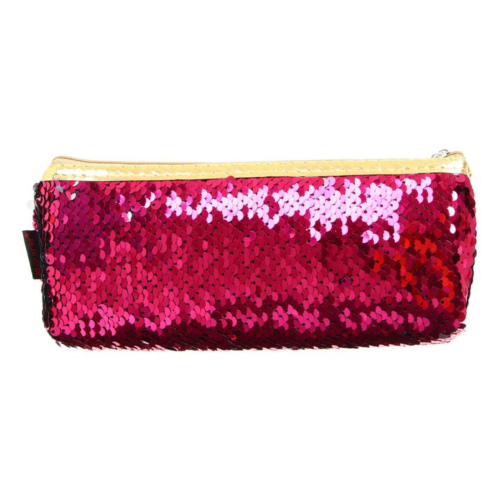 Пенал школьный "Пайетки" на молнии с ручкой, двухцветный, малиновый/серебристый
Пенал школьный "Пайетки" на молнии с ручкой, двухцветный, малиновый/серебристый