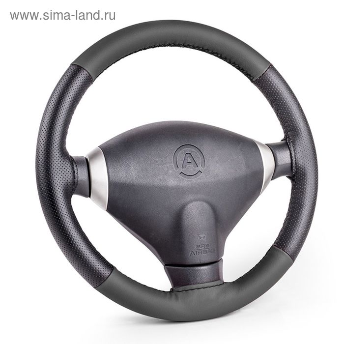 Оплётка для перетяжки руля Autoprofi, экокожа с перфорированнием, SAM-100 BK/BK, M
Оплётка для перетяжки руля Autoprofi, экокожа с перфорированнием, SAM-100 BK/BK, M