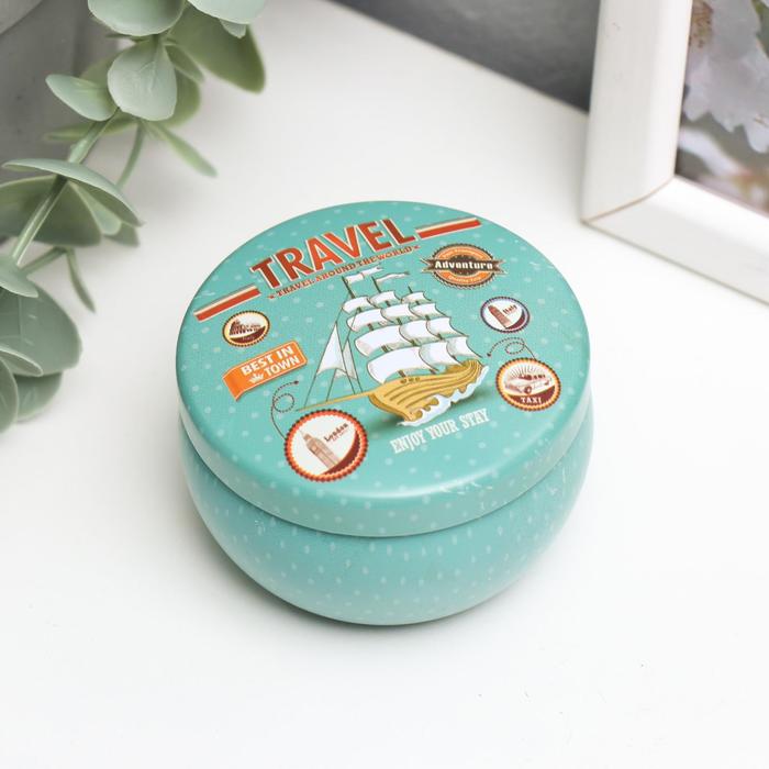 Шкатулка металл "Морское путешествие" 4х6,3х6,3 см
Шкатулка металл "Морское путешествие" 4х6,3х6,3 см