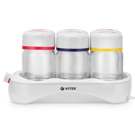Йогуртница Vitek VT-2600, 24 Вт, 6 баночек, таймер
Йогуртница Vitek VT-2600, 24 Вт, 6 баночек, таймер