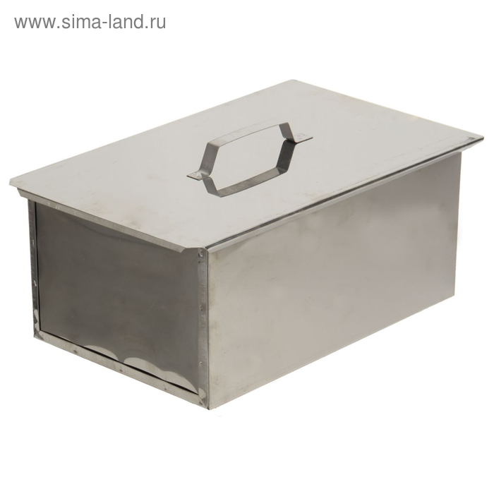 Коптильня двухъярусная, толщина 0,5 мм, размер 42 х 27 х 17,5 см 
Коптильня двухъярусная, толщина 0,5 мм, размер 42 х 27 х 17,5 см