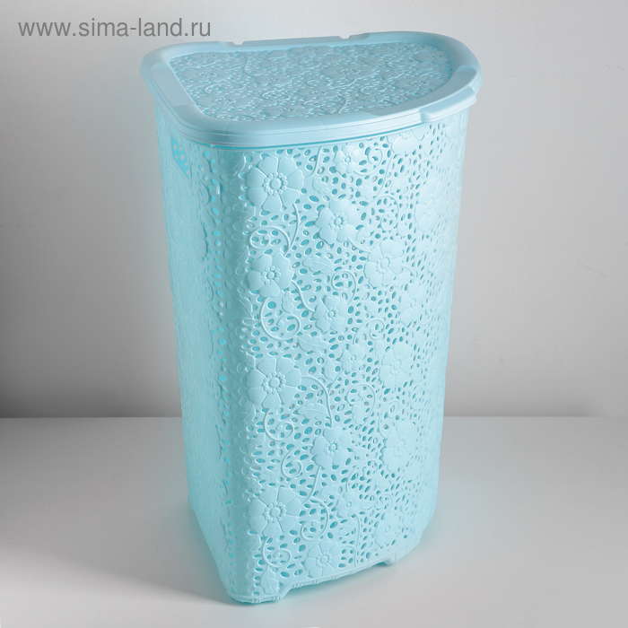 Корзина для белья угловая с крышкой «Ажурная», 52 л, 38×49×57 см, цвет МИКС
Корзина для белья угловая с крышкой «Ажурная», 52 л, 38×49×57 см, цвет МИКС