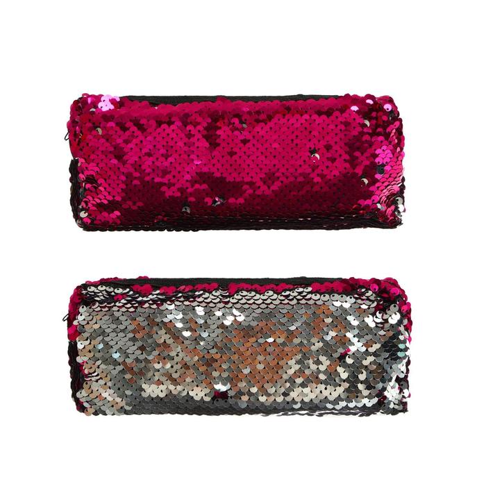 Пенал школьный "Пайетки", на молнии, двухцветный, малиновый/серебристый
Пенал школьный "Пайетки", на молнии, двухцветный, малиновый/серебристый