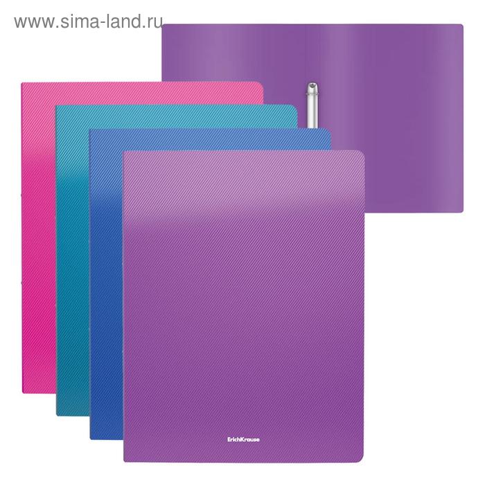 Папка на 2 кольцах А4, ErichKrause Glance Vivid, 35 мм, 500 мкм, 4 вида, микс
Папка на 2 кольцах А4, ErichKrause Glance Vivid, 35 мм, 500 мкм, 4 вида, микс