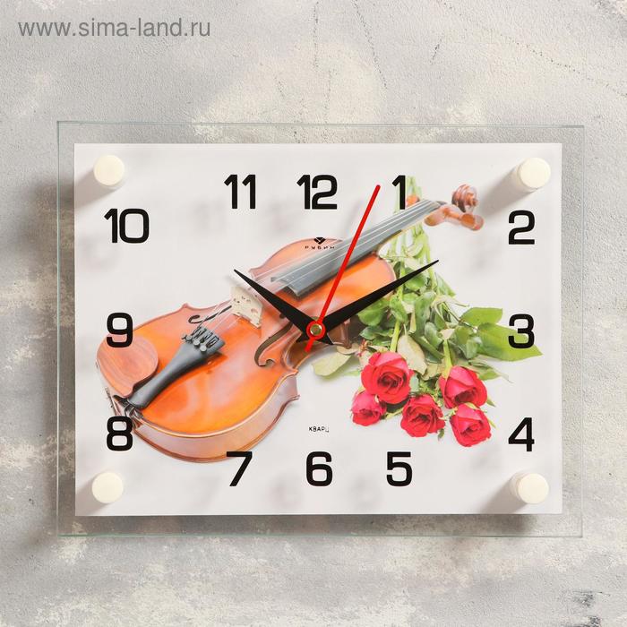 Часы настенные, серия: Музыка, "Розы и скрипка", 20х26 см
Часы настенные, серия: Музыка, "Розы и скрипка", 20х26 см
