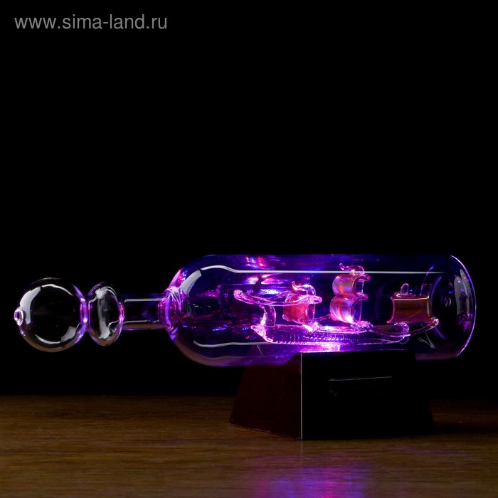 Корабль сувенирный в бутылке с тремя золотистыми парусами "Корабль удачи"
Корабль сувенирный в бутылке с тремя золотистыми парусами "Корабль удачи"