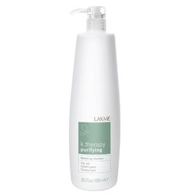 Восстанавливающий шампунь, баланс для жирных волос Lakme K.Therapy Purifying, 1 л
Восстанавливающий шампунь, баланс для жирных волос Lakme K.Therapy Purifying, 1 л