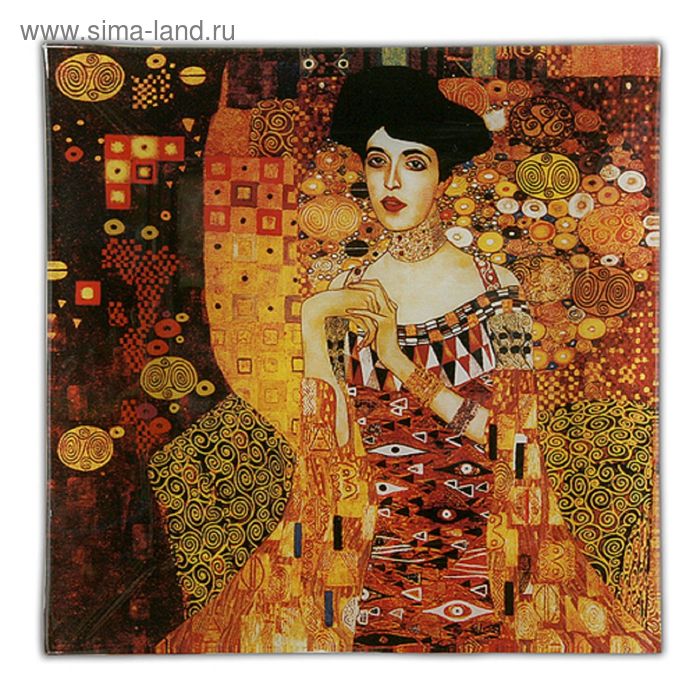 фото Тарелка квадратная «золотая адель», 13х13 см carmani.pl