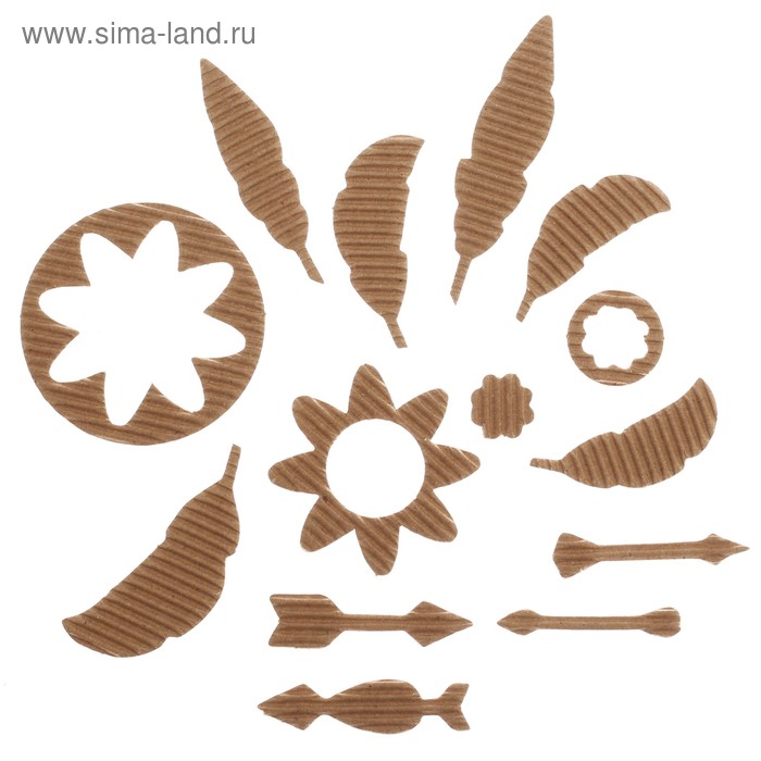 Чипборд из гофрокартона "Перышки", 11 х 16 см
Чипборд из гофрокартона "Перышки", 11 х 16 см