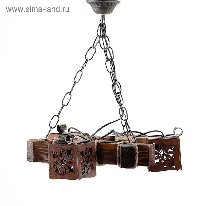 Люстра деревянная "Узоры", 3 плафона
Люстра деревянная "Узоры", 3 плафона