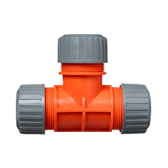 Тройник Т-образный, для шланга 3/4" (19 мм), цанговое соединение, рр-пластик
Тройник Т-образный, для шланга 3/4" (19 мм), цанговое соединение, рр-пластик