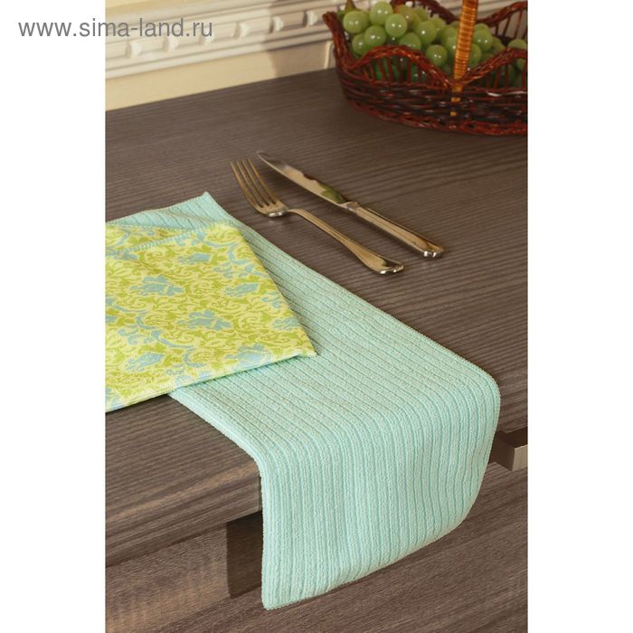 Набор полотенец, размер 40 × 50 см - 2 шт, бирюзовый
Набор полотенец, размер 40 × 50 см - 2 шт, бирюзовый