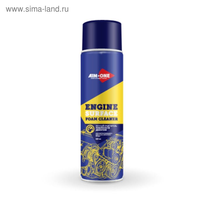 Пенный очиститель поверхности двигателя AIM-ONE, аэрозоль EF-400, 650мл
Пенный очиститель поверхности двигателя AIM-ONE, аэрозоль EF-400, 650мл