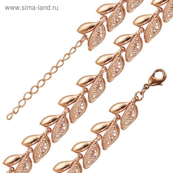 Браслет позолота "Лепесток", 17 размер
Браслет позолота "Лепесток", 17 размер