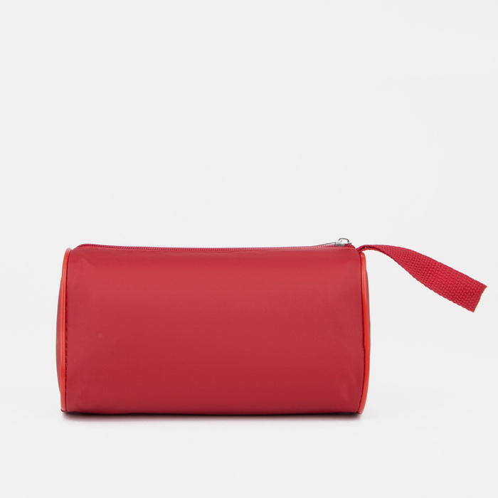 фото Косметичка на молнии, цвет красный бако текстиль