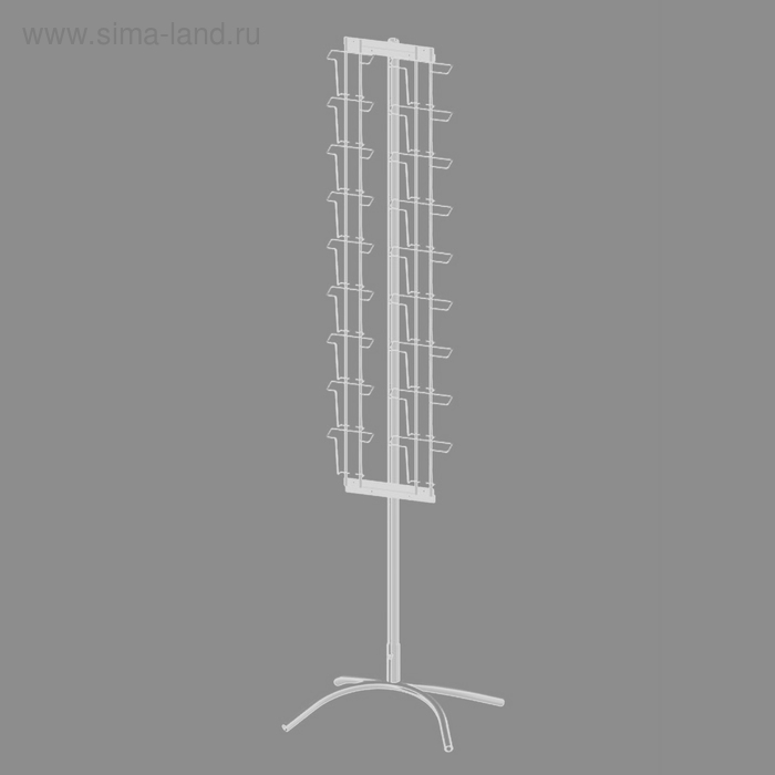 Буклетница для открыток, напольная, 18 карманов (9 А5, 9 А6), цвет белый 
Буклетница для открыток, напольная, 18 карманов (9 А5, 9 А6), цвет белый