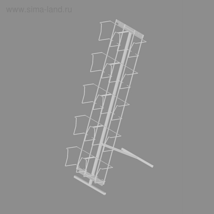 Стойка напольная для колготок, 10 карманов, наклонная, цвет белый
Стойка напольная для колготок, 10 карманов, наклонная, цвет белый