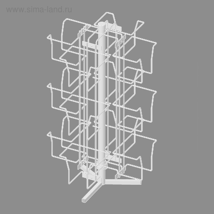 Стойка вращающаяся для колготок настольная, 12 карманов, цвет белый
Стойка вращающаяся для колготок настольная, 12 карманов, цвет белый