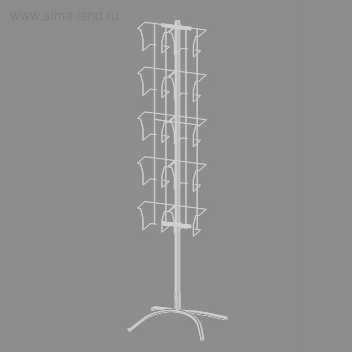 Стойка напольная для колготок, 10 карманов, цвет белый 
Стойка напольная для колготок, 10 карманов, цвет белый