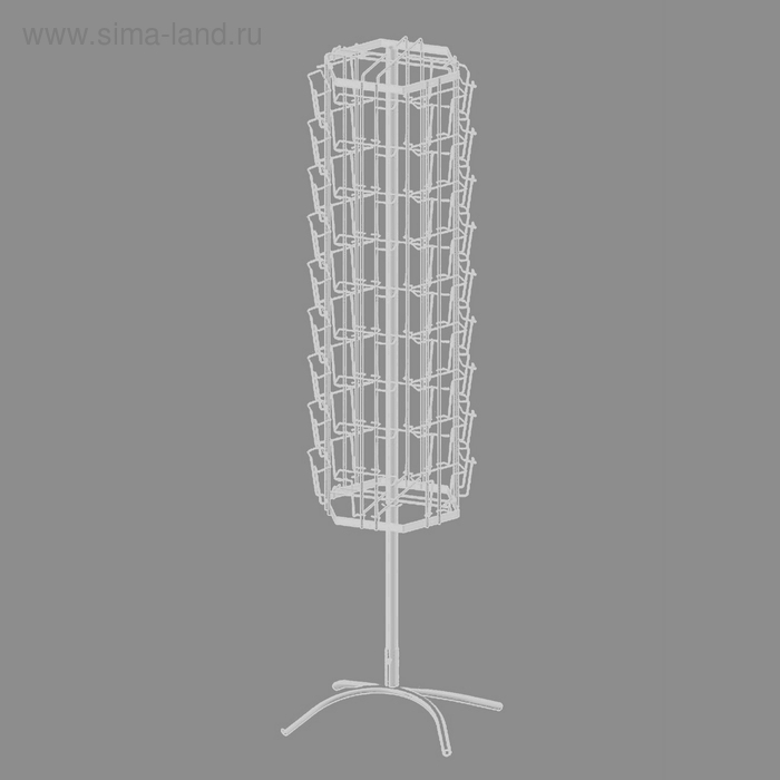 Стойка вращающаяся для печатной продукции, 54 кармана А5, цвет белый
Стойка вращающаяся для печатной продукции, 54 кармана А5, цвет белый