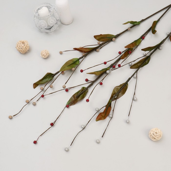 Декор ветка лоза "Ягоды сахар" 100 см (цена за 1 шт), микс
Декор ветка лоза "Ягоды сахар" 100 см (цена за 1 шт), микс