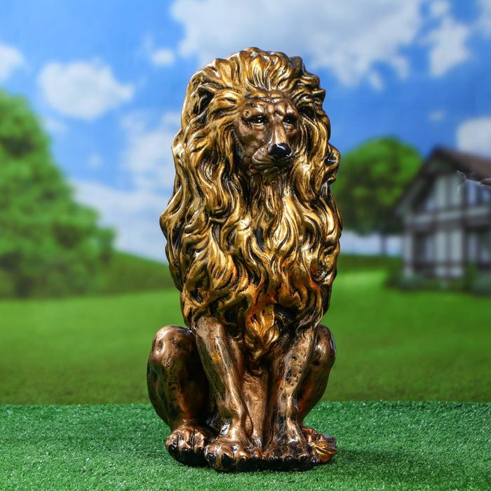 Статуэтка "Лев", бронзовый цвет, 52 см
Статуэтка "Лев", бронзовый цвет, 52 см