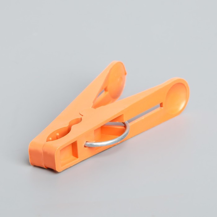 фото Прищепки бельевые «лапочка», 8 см, 20 шт, цвет микс кстк