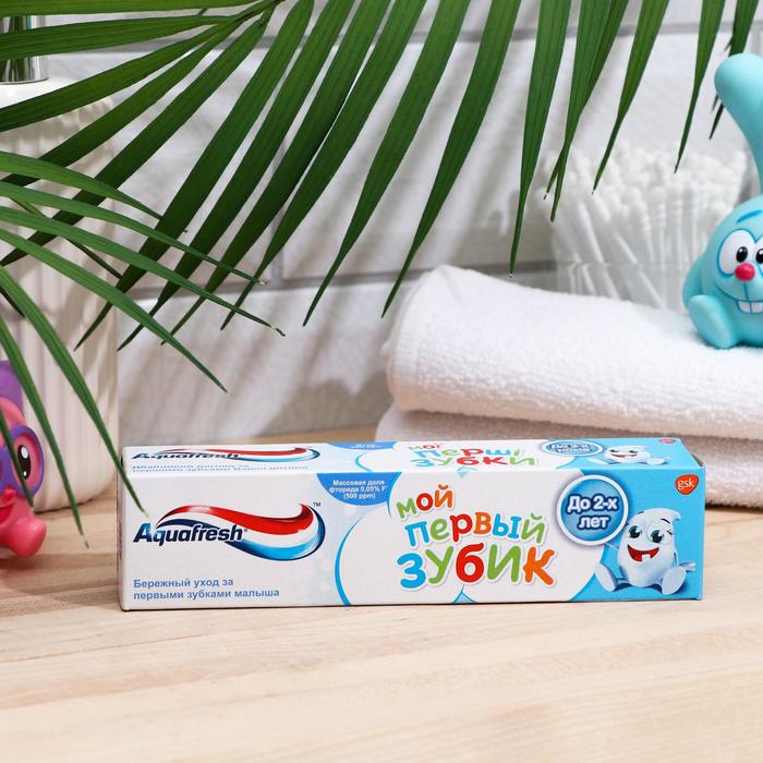 Детская зубная паста Aquafresh, мой первый зубик, (0-2 лет), 50 мл
Детская зубная паста Aquafresh, мой первый зубик, (0-2 лет), 50 мл