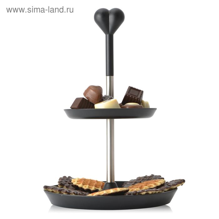 Конфетница двухъярусная Lover by Lover, 29 см
Конфетница двухъярусная Lover by Lover, 29 см