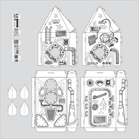 Игровой конструктор для раскрашивания Artberry Space Shuttle, собираются без клея и ножниц
Игровой конструктор для раскрашивания Artberry Space Shuttle, собираются без клея и ножниц