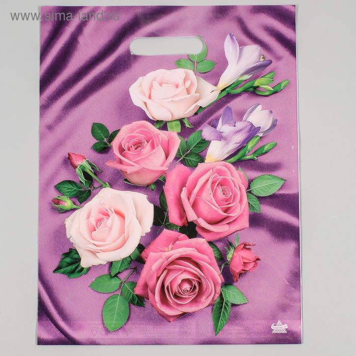 Пакет "Атласные розы", полиэтиленовый с вырубной ручкой, 60 мкм , 40 х 31 см
Пакет "Атласные розы", полиэтиленовый с вырубной ручкой, 60 мкм , 40 х 31 см