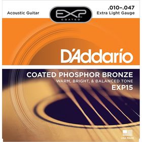 Струны для акустической гитары D`Addario EXP15 COATED PHOSPHOR BRONZE Extra Light 10-47
Струны для акустической гитары D`Addario EXP15 COATED PHOSPHOR BRONZE Extra Light 10-47