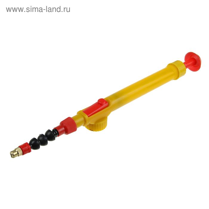 Опрыскиватель ручной, длина 29 см, резьба под пульверизатор/бутылку, подвижный штуцер, ABS пластик
Опрыскиватель ручной, длина 29 см, резьба под пульверизатор/бутылку, подвижный штуцер, ABS пластик