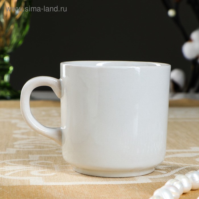 Кружка "Цилиндр", белая, 200 мл
Кружка "Цилиндр", белая, 200 мл