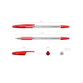 Ручка шариковая ErichKrause R-301 Classic Stick Grip, узел 1.0 мм, чернила красные, резиновый упор, длина линии письма 800 метров
Ручка шариковая ErichKrause R-301 Classic Stick Grip, узел 1.0 мм, чернила красные, резиновый упор, длина линии письма 800 метров