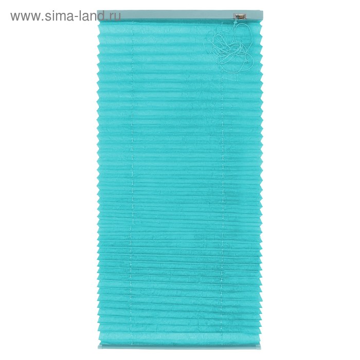 Штора плиссе, размер 50х160, цвет голубой
Штора плиссе, размер 50х160, цвет голубой