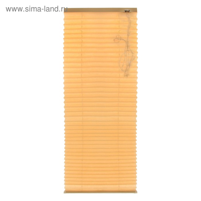 Штора плиссе, размер 120х160, цвет персик
Штора плиссе, размер 120х160, цвет персик